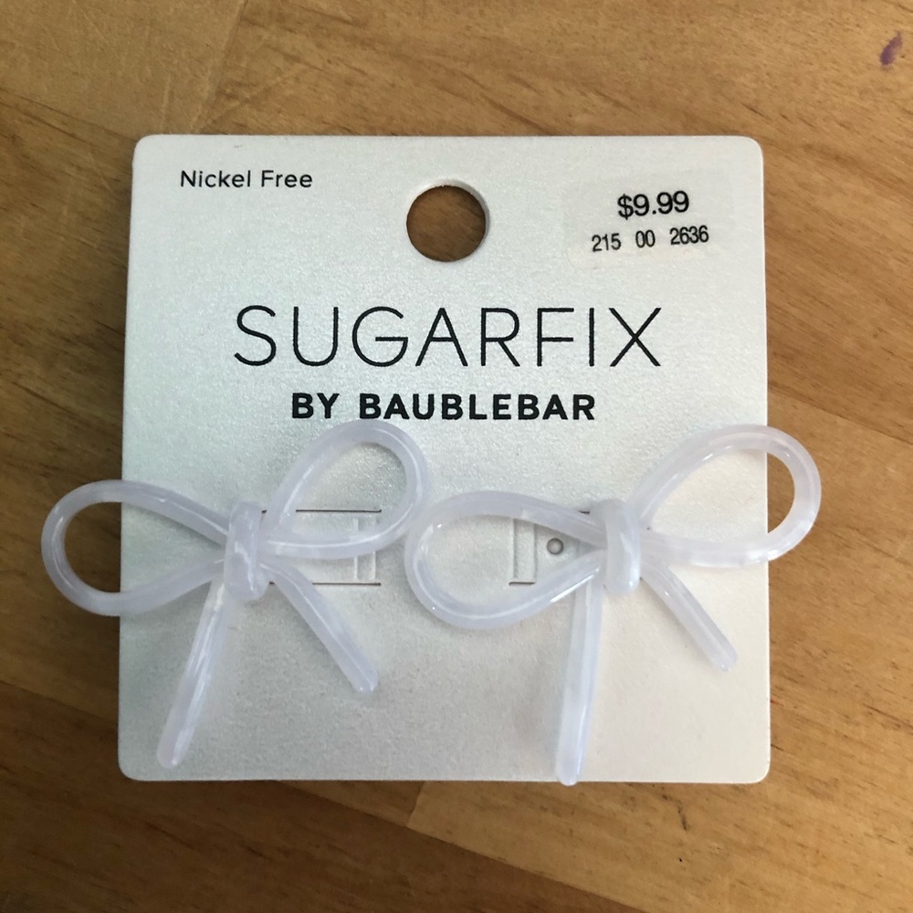Baublebar bow tie earrings